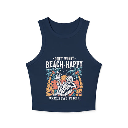 Women's Don't Worry Beach Happy Micro Tank