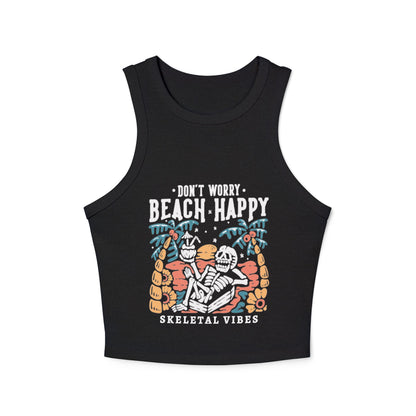 Women's Don't Worry Beach Happy Micro Tank