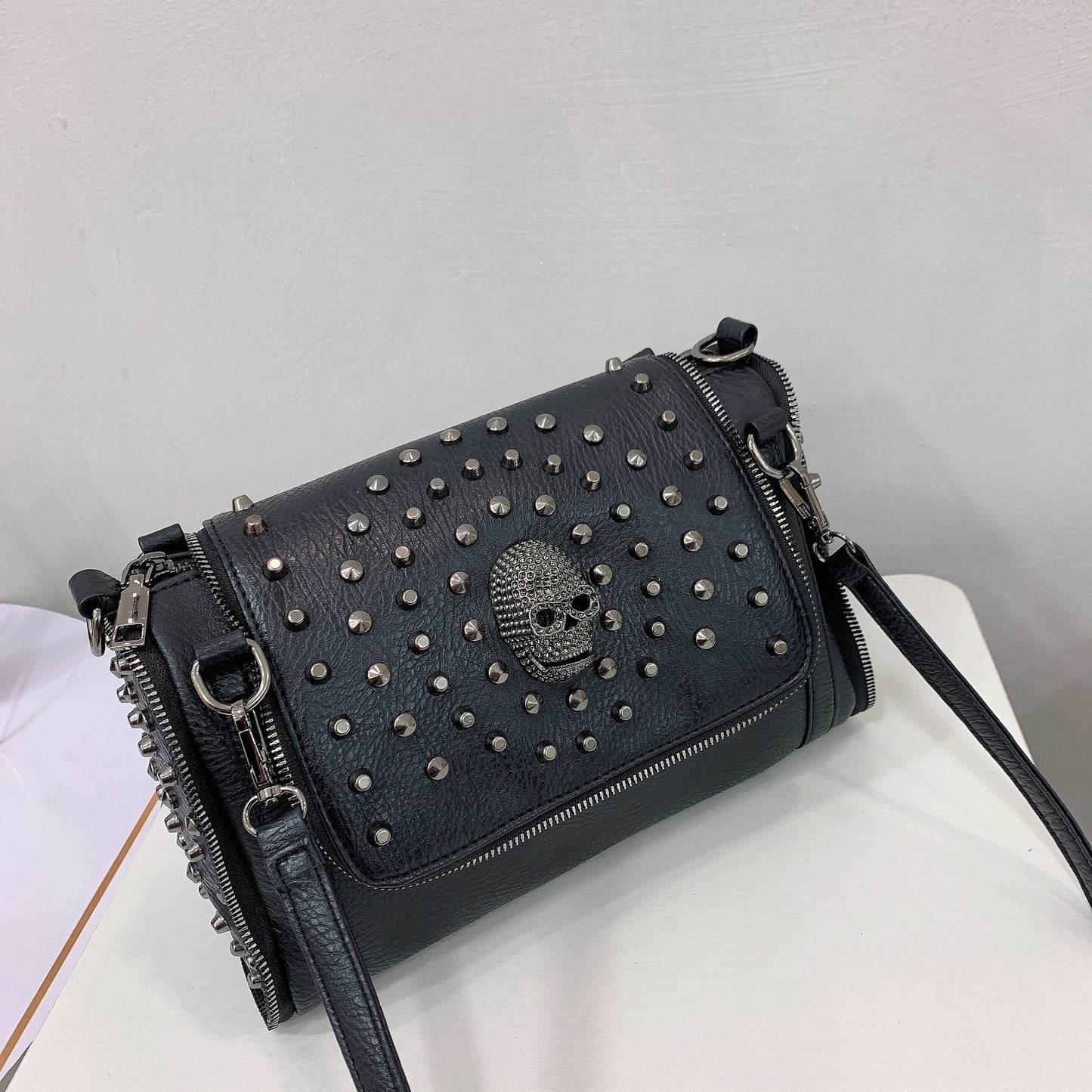 Leather Skull Purse